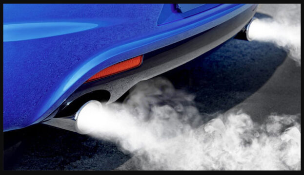 Why does the Gas coming out of exhaust?