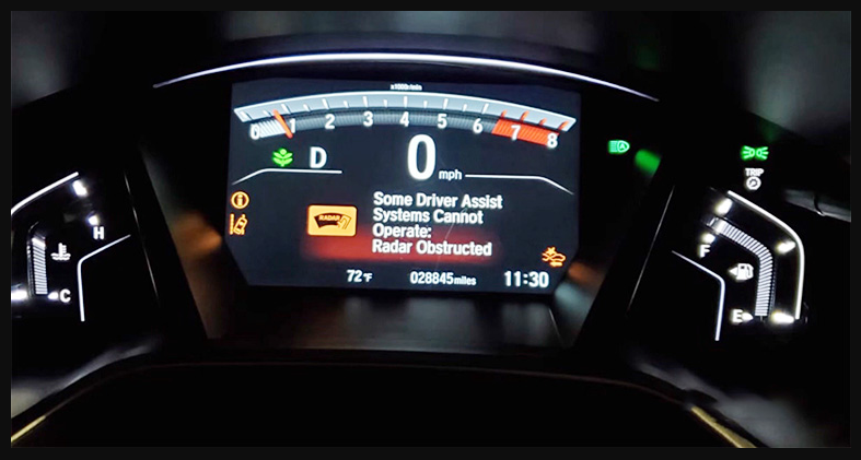 What does it mean when Your Honda says "some driver assist systems Cannot operate"?