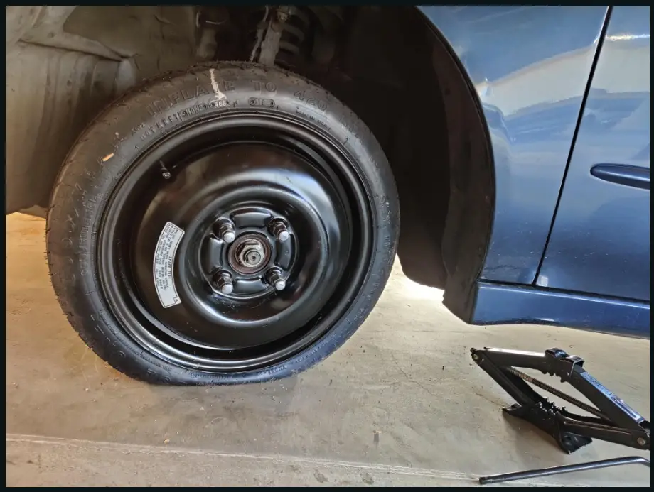 Should a Spare Tire be 60 psi On Or Off Car